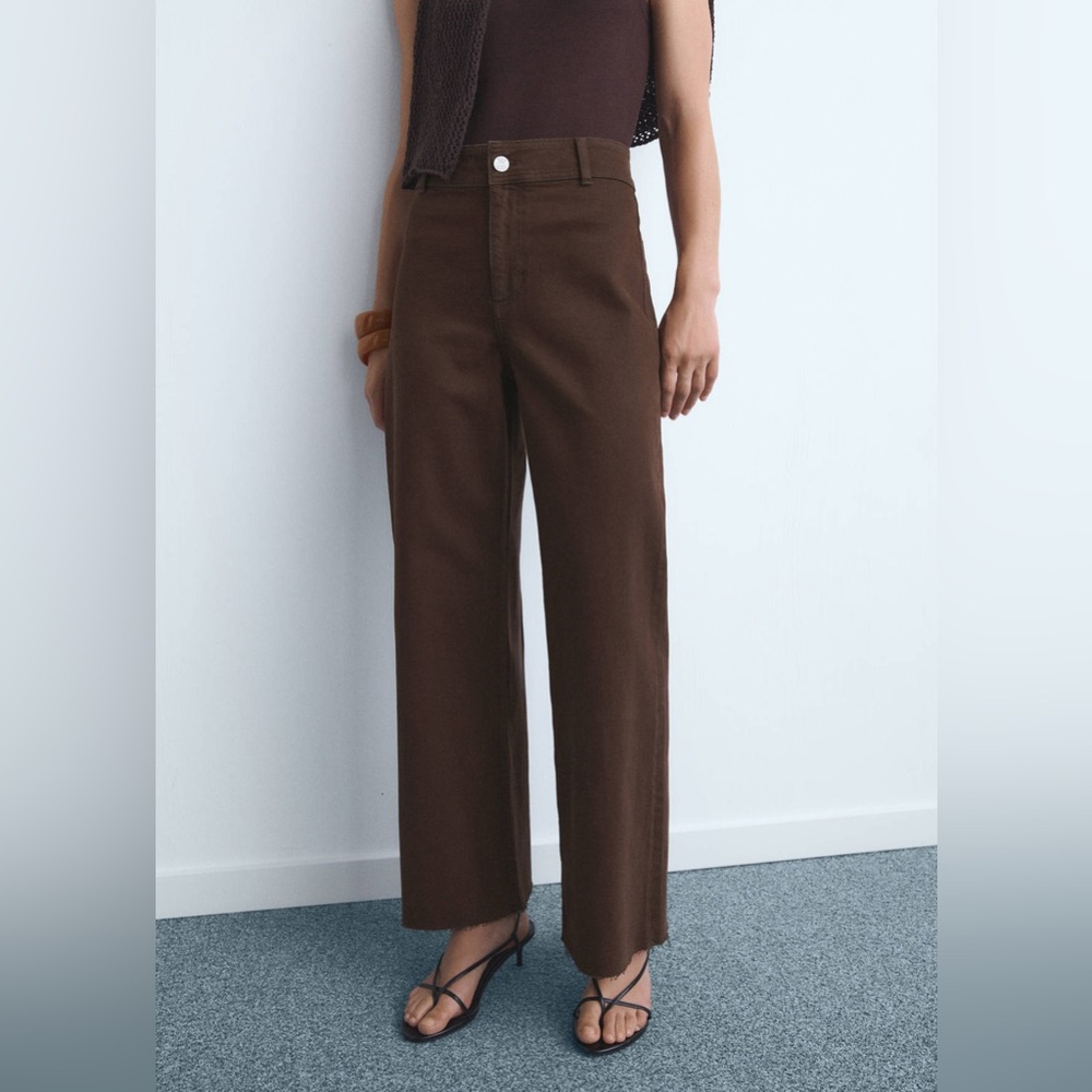 NWT MANGO Catherin Culotte High Rise Jeans